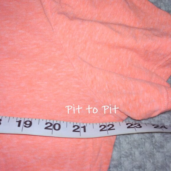 Under Armour Heat Gear Semi-Fitted V Neck Short Sleeve T-Shirt Plus XL Orange - Picture 6 of 6
